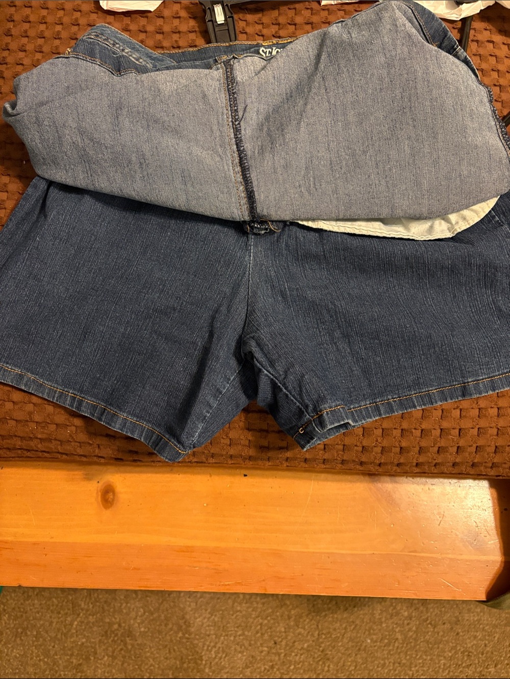 Classic Denim Skort in Medium Blue - Picture 4 of 4